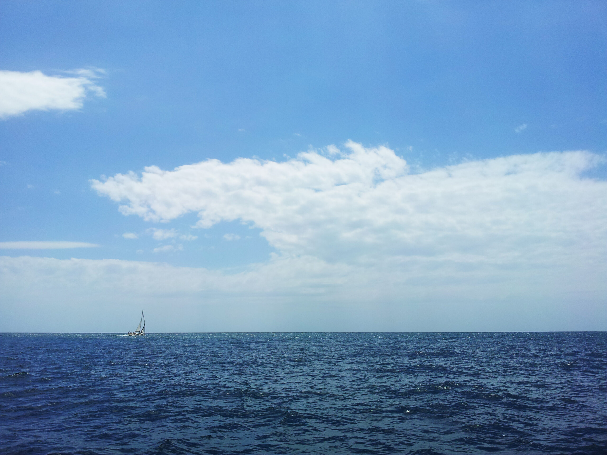 Sea from the town of Piran in Slovenia