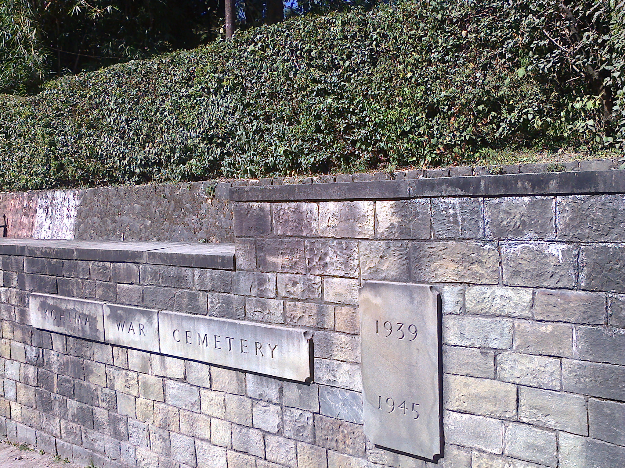The Kohima war cemetery