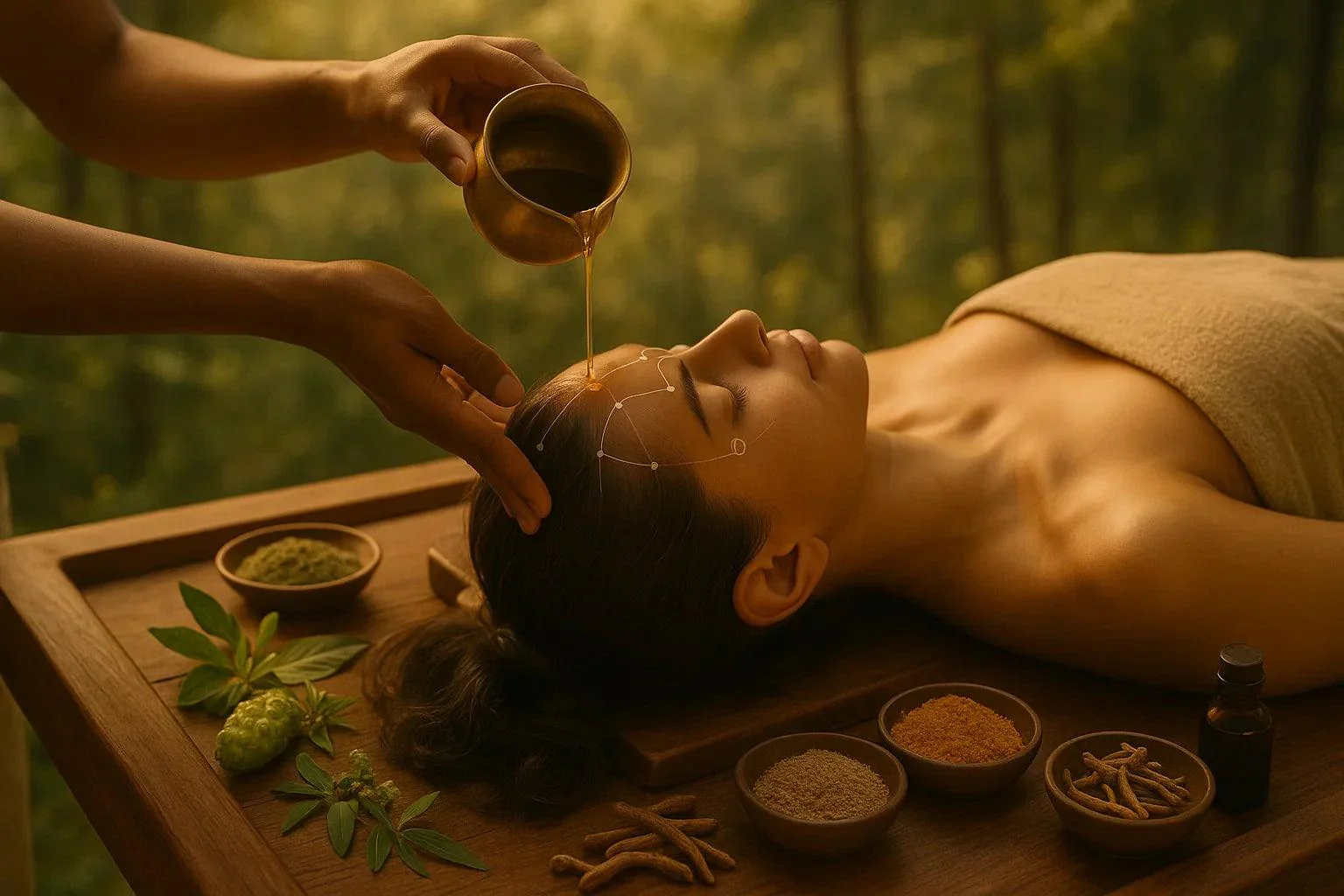 Shiro Abhyanga Ayurvedic Head Massage