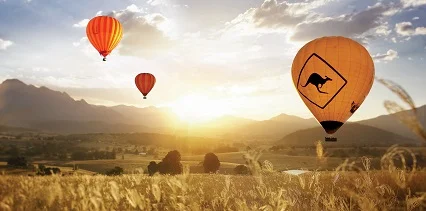 ballooning-with-hot-air-goldcoast-panorama