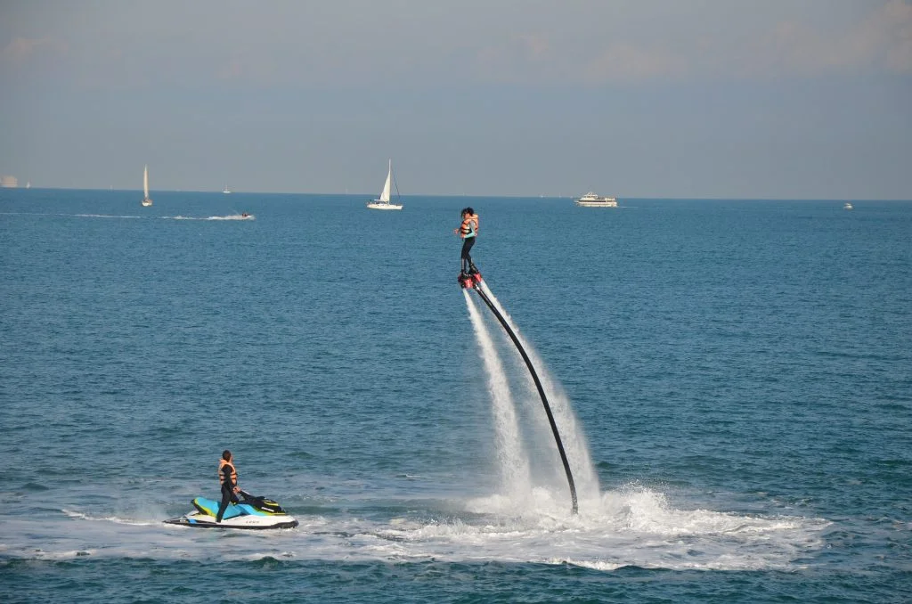 10. Flyboarding across Chapora River
