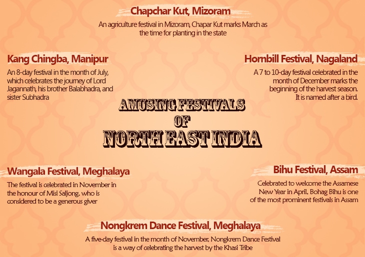 Amusing Festivals of North East India