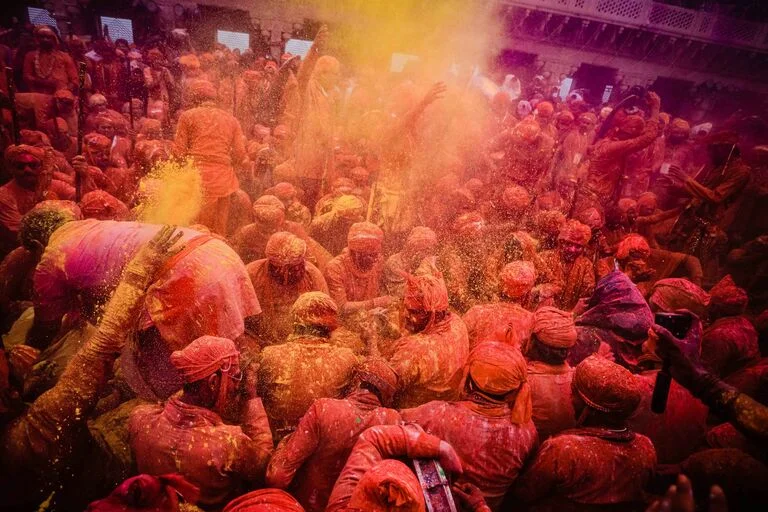 the Holi festival Vrindavan is Phoolwalon Ki Holi