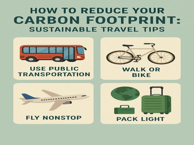 How to Reduce the Carbon Footprint of Your Travels