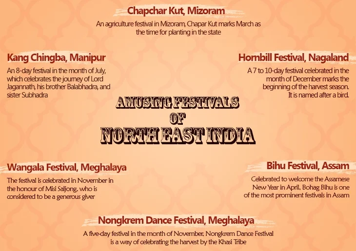 Amusing Festivals of North East India