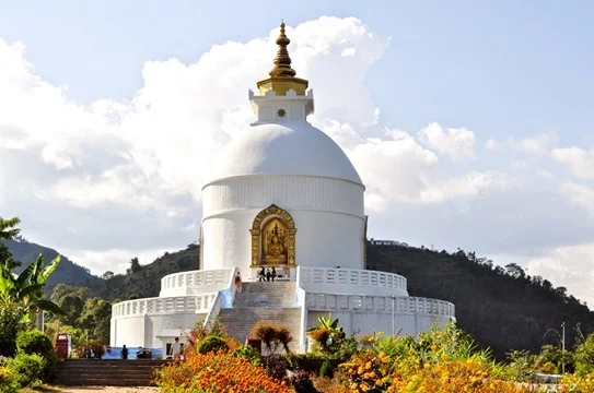 Japanese Peace Pagoda in Darjeeling