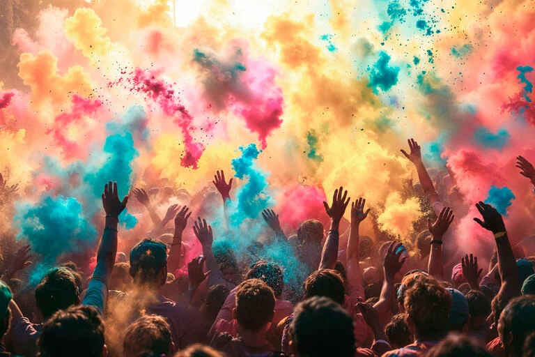 Celebrate Holi in Varanasi