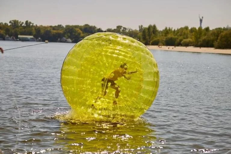 Water Zorbing – Glide Inside a Giant Ball