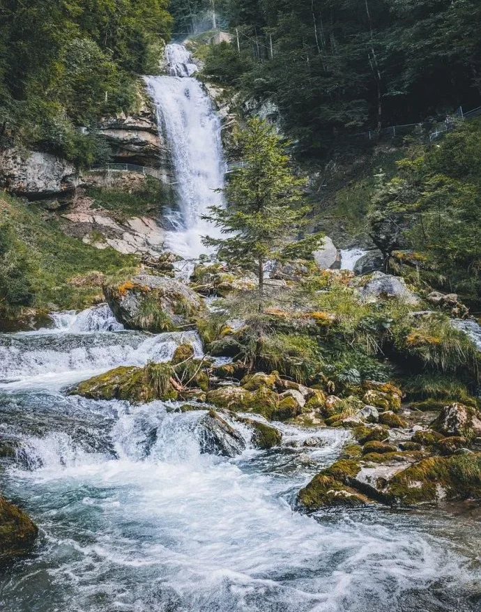 Waterfalls in Switzerland