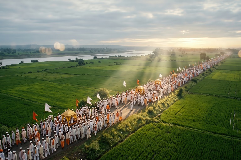 Pandharpur Wari Pilgrimage – Ashadhi Ekadashi Devotional Procession