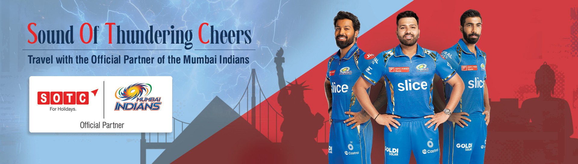 SOTC Now an Official Partner of Mumbai Indians - A winning combination of Cricket & Travel Adventures!