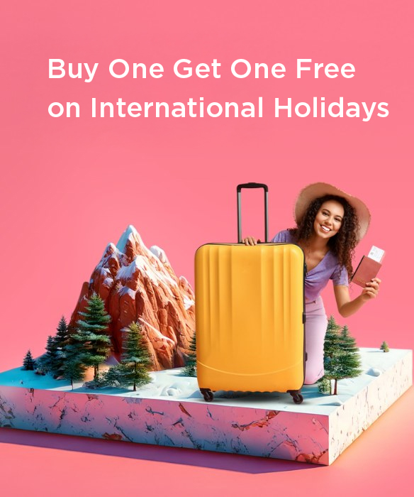 Buy One Get One Free on International Holidays